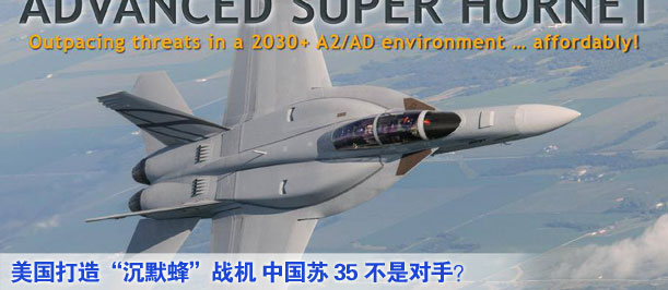 美國打造“沉默蜂”戰機 中國蘇35不是對手？