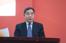 全國人大教科文衛委員會主任委員、清華大學新聞出版學院院長柳斌杰致辭