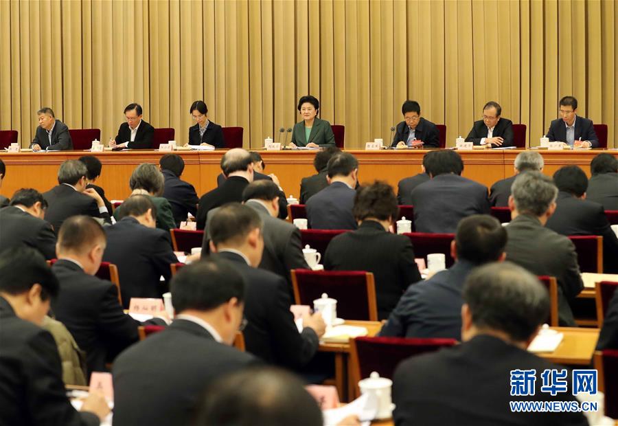 12月9日，中共中央政治局委員、國務院副總理劉延東在北京出席教育部直屬高校工作咨詢委員會第26次全體會議并講話。 新華社記者劉衛兵攝