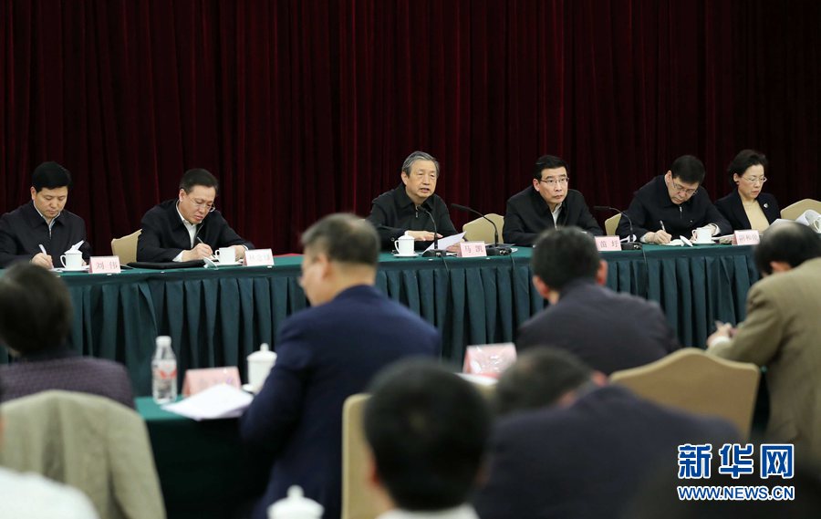 2月28日，國家新材料產業發展專家咨詢委員會成立大會在北京召開。中共中央政治局委員、國務院副總理、國家新材料產業發展領導小組組長馬凱出席會議并講話。新華社記者劉衛兵攝 