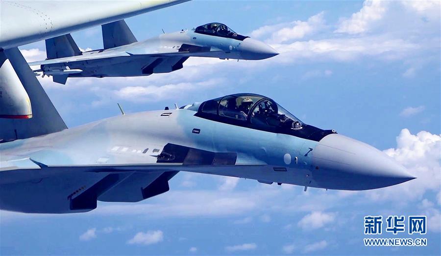 （圖文互動）（2）空軍發布宣傳片展現殲-20、蘇-35、轟-6K海上新航跡