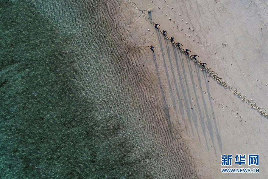 （壯麗70年·奮斗新時代·新華全媒頭條·圖文互動）（3）“你在我的航程上，我在你的視線里”——走進海軍西沙中建島官兵的五彩世界