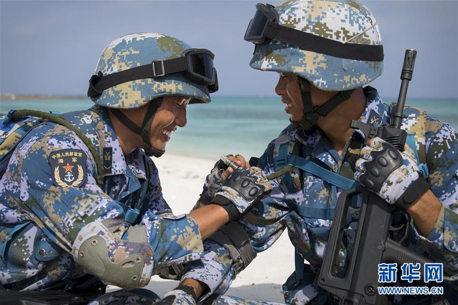 （壯麗70年·奮斗新時代·新華全媒頭條·圖文互動）（7）“你在我的航程上，我在你的視線里”——走進海軍西沙中建島官兵的五彩世界