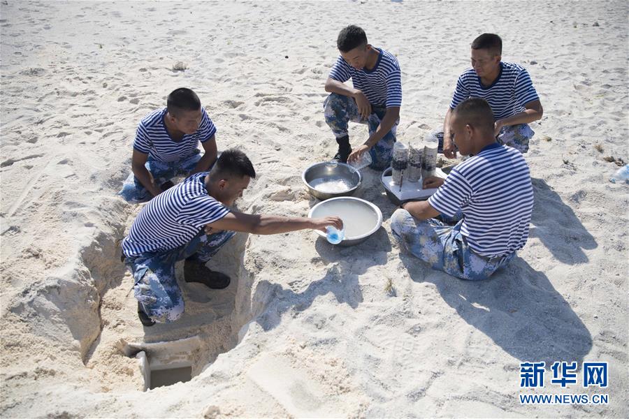 （壯麗70年·奮斗新時代·新華全媒頭條·圖文互動）（8）“你在我的航程上，我在你的視線里”——走進海軍西沙中建島官兵的五彩世界