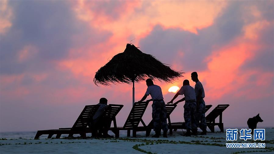 （壯麗70年·奮斗新時代·新華全媒頭條·圖文互動）（9）“你在我的航程上，我在你的視線里”——走進海軍西沙中建島官兵的五彩世界