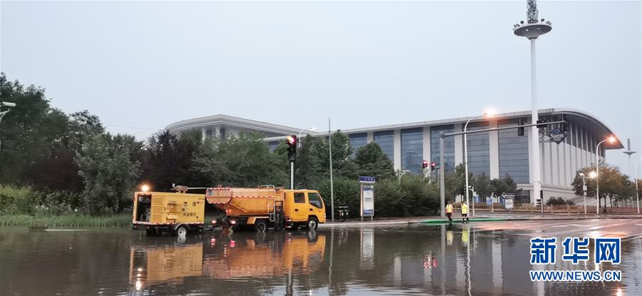 （防汛抗洪·圖文互動）（1）天津：全力以赴，不讓“城市看海”再現