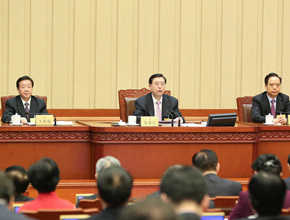 張德江主持十二屆全國人大常委會第十八次會議閉幕會并發表講話