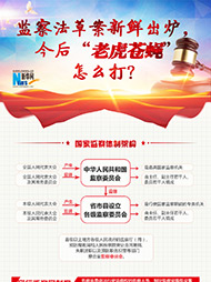 監察法草案新鮮出爐 今后“老虎蒼蠅”怎么打？