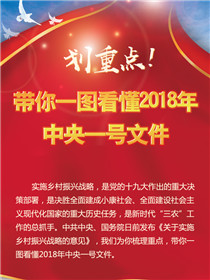 劃重點！帶你一圖看懂2018年中央一號文件