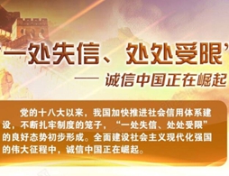 圖解：“一處失信、處處受限”——誠信中國正在崛起