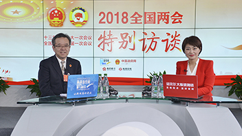吳仰東暢談酒泉的旅游業、風電產業、戈壁農業