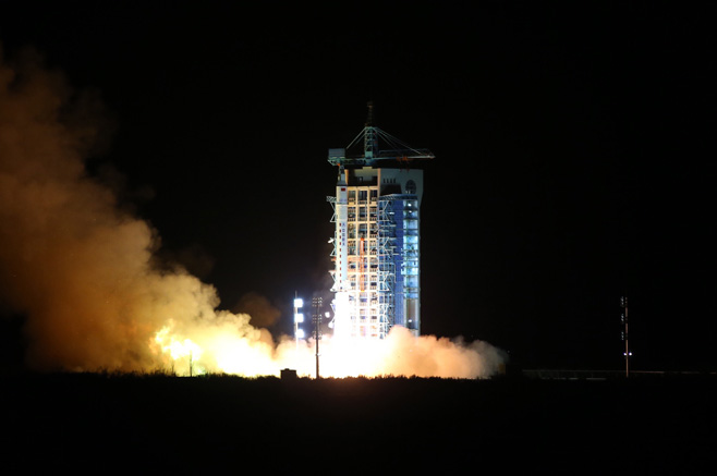 4月6日，實踐十號衛星發射升空。