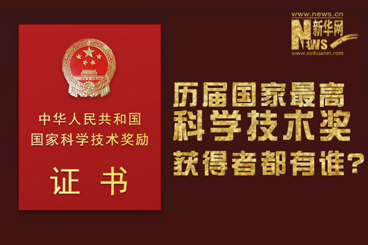 歷屆國家最高科學技術獎獲得者都有誰？