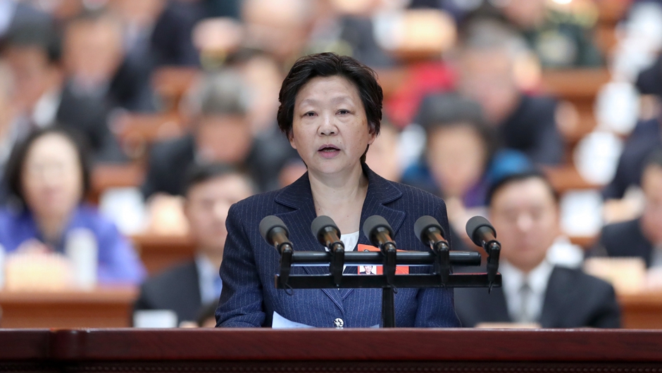 全國政協人口資源環境委員會副主任，九三學社中央副主席 印紅