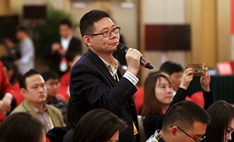 黨建雜志、黨建網記者提問