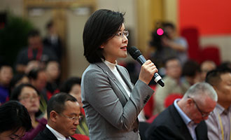 中央電視臺、中國網絡電視臺記者提問