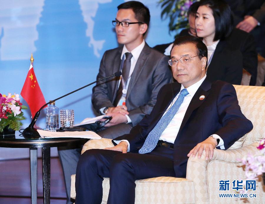 12月20日，中國國務院總理李克強在曼谷出席大湄公河次區域經濟合作領導人第五次會議。 新華社記者 龐興雷 攝 