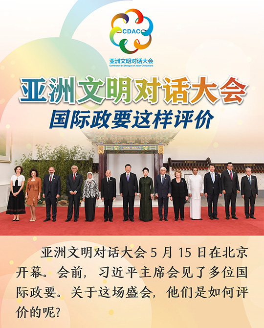 亞洲文明對話大會，國際政要這樣評價