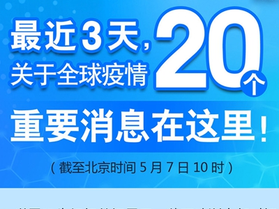 【圖解】最近3天，關于全球疫情20個重要消息在這里！